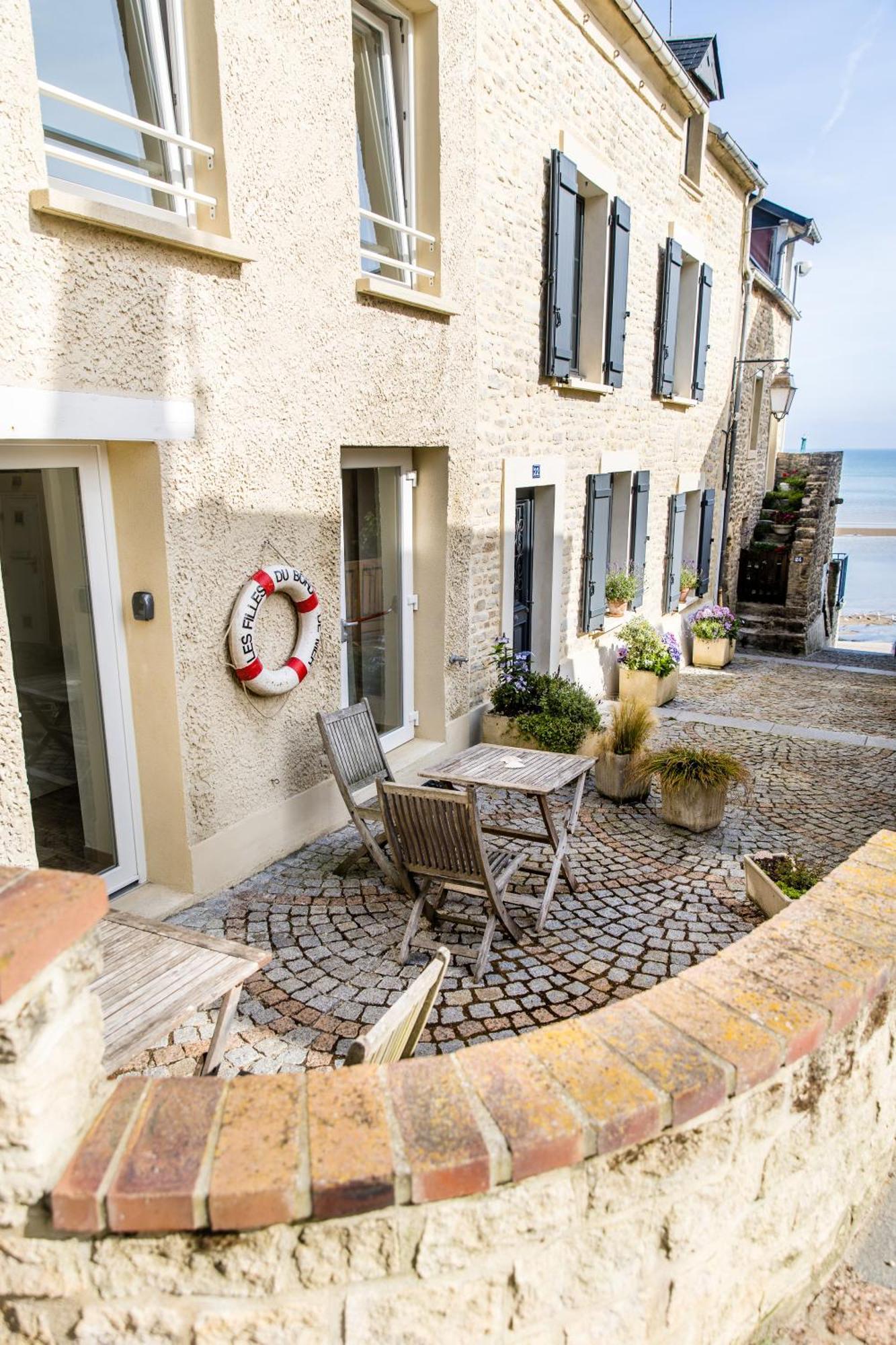 Mer Nature, Appartement Spacieux By Les Filles Du Bord De Mer, Petite Terrasse Vue Mer 贝桑于潘港 外观 照片